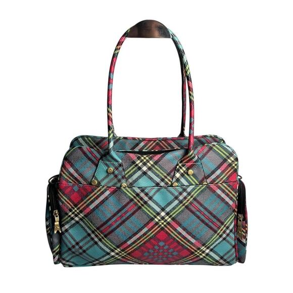 Vivienne Westwood Handbags - Vivienne Westwood Tartan Bowling Style Handbag